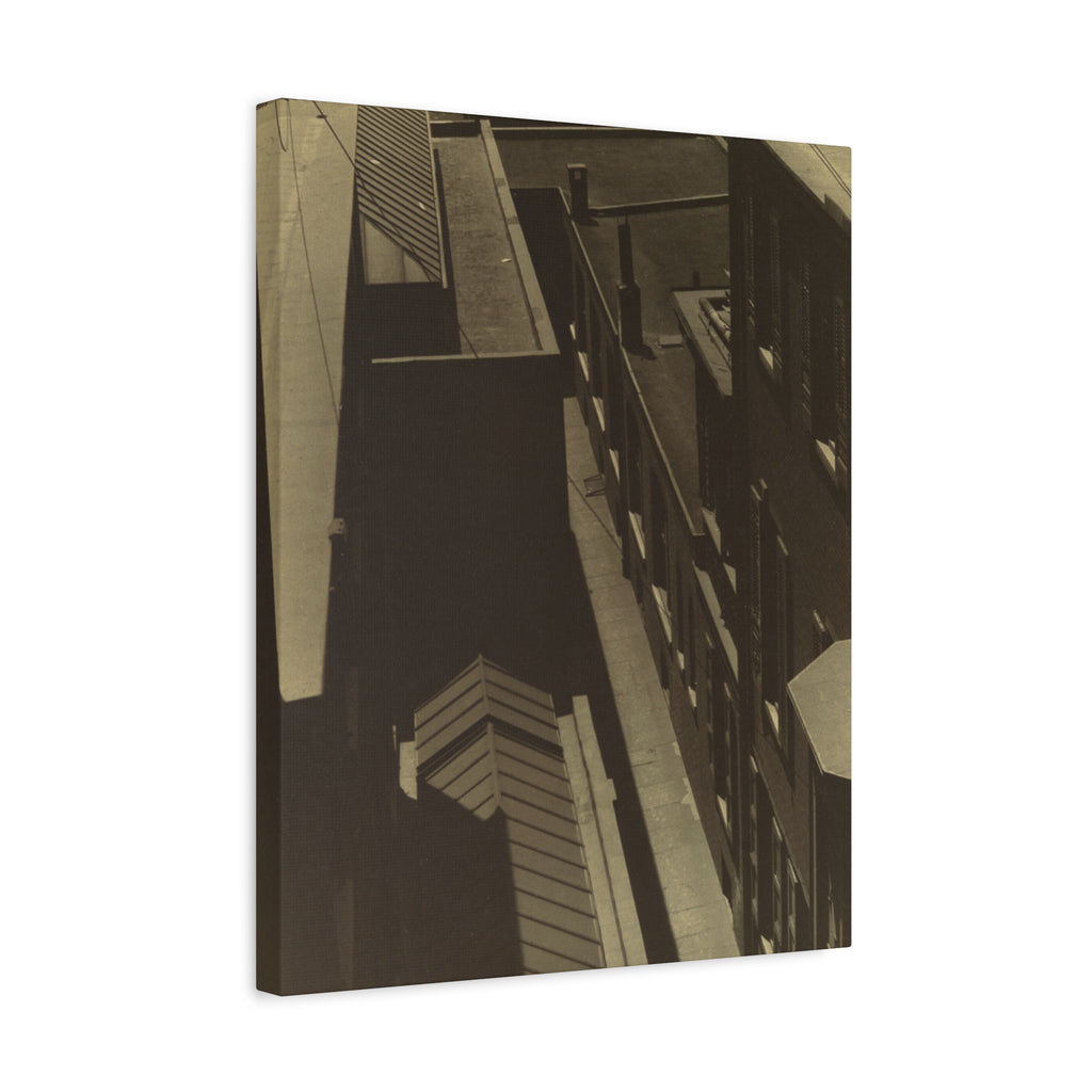 View of Rooftops — Morton Schamberg, 1917